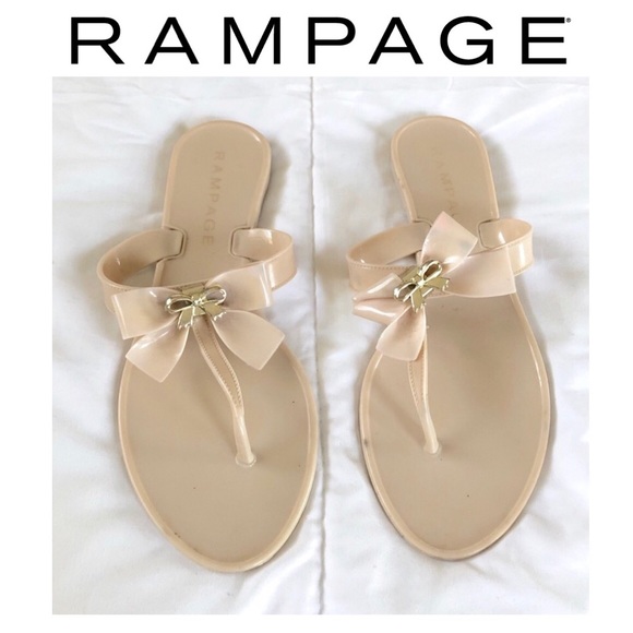 Rampage Shoes - Sexy jelly bow sandals